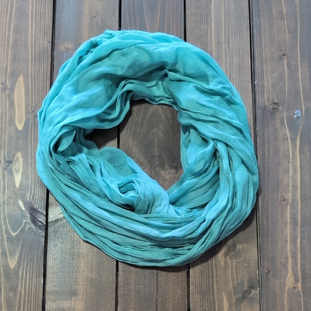 Turquoise Infinity Scarf